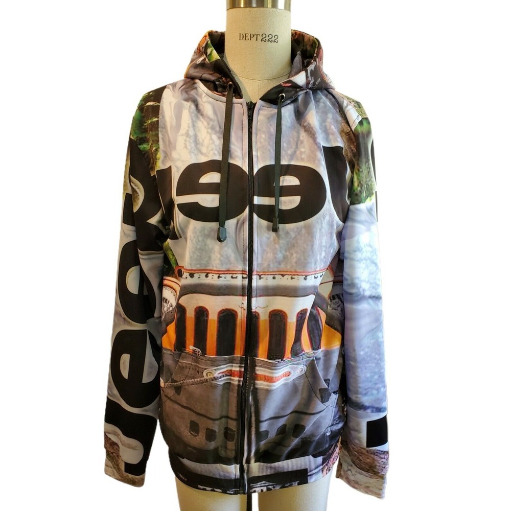 Unisex Extreme Graphic Image Jeep Jacket Size S‎